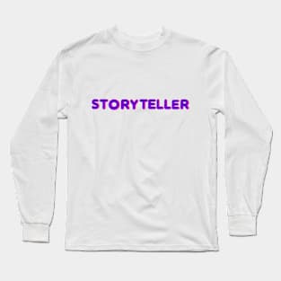 Fluffy Purple Storyteller Long Sleeve T-Shirt